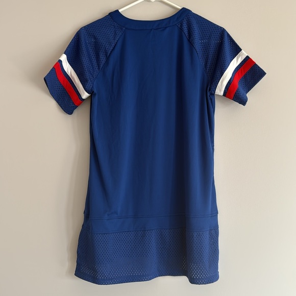 NWT Women’s Fanatics New York Giants Short Sleeve Lace Up Jersey Top Medium - Picture 5 of 8